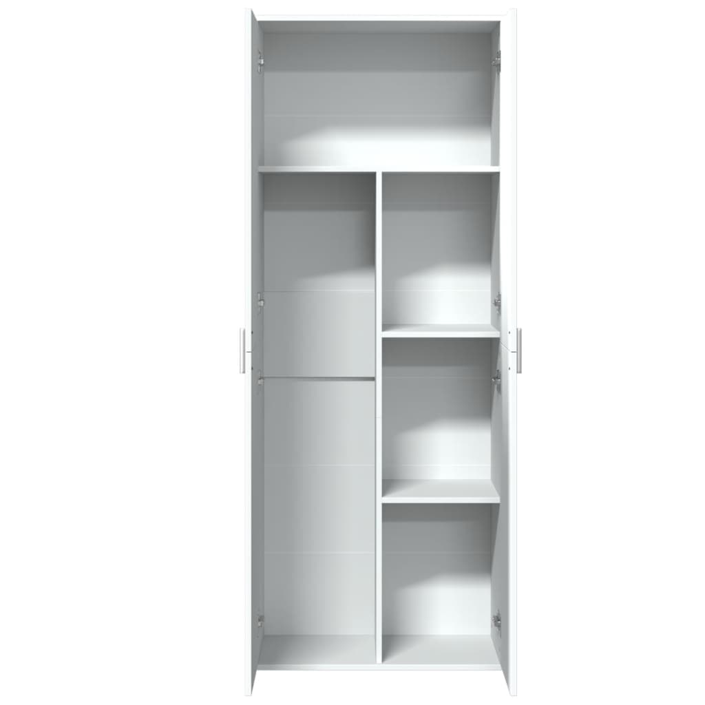 Dulap înalt, alb, 70x35x180 cm, lemn prelucrat GartenMobel Dekor