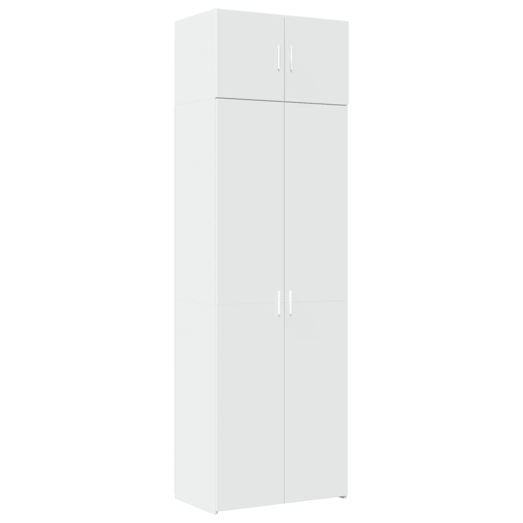 Dulap de depozitare, alb, 70x42,5x225 cm, lemn prelucrat GartenMobel Dekor