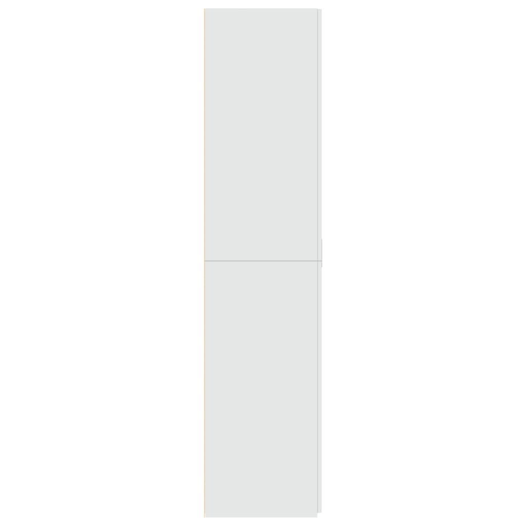 Dulap înalt, alb, 70x42,5x185 cm, lemn prelucrat GartenMobel Dekor