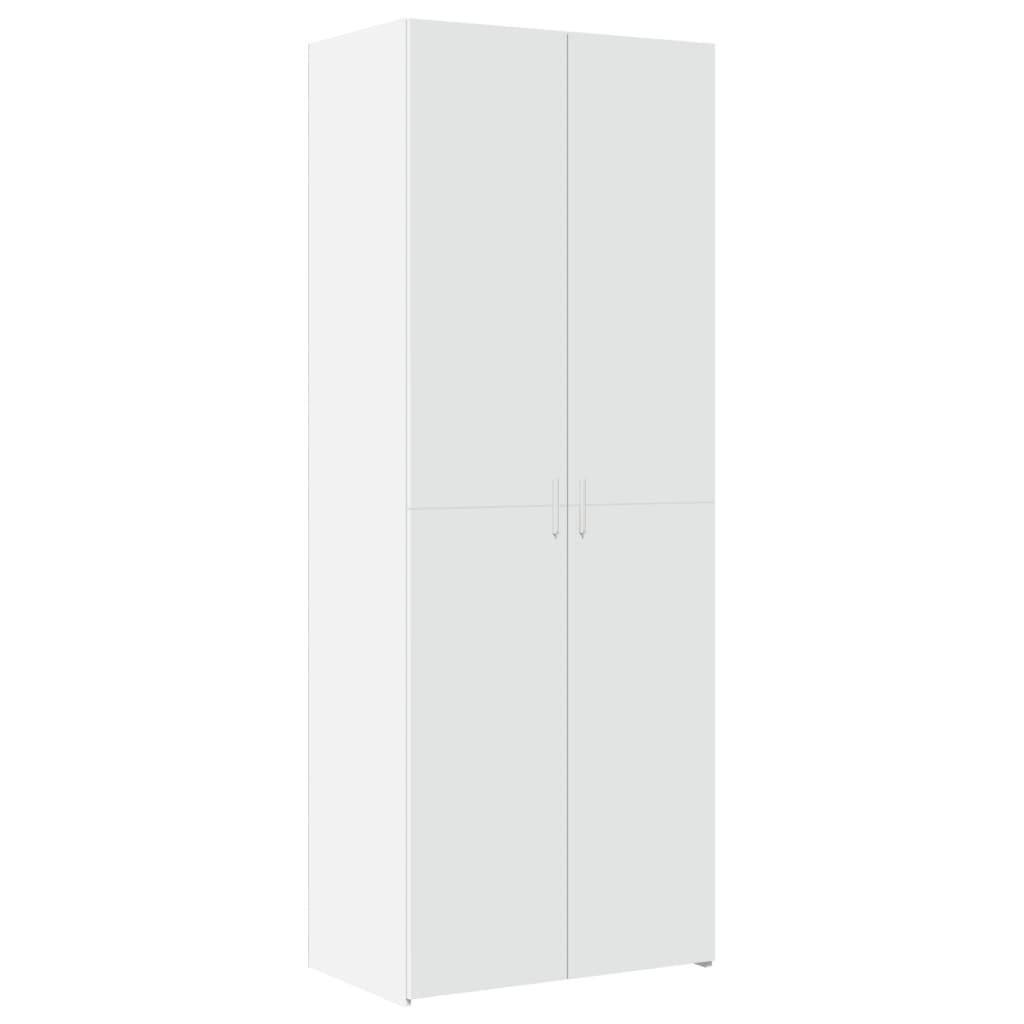Dulap înalt, alb, 70x42,5x185 cm, lemn prelucrat GartenMobel Dekor