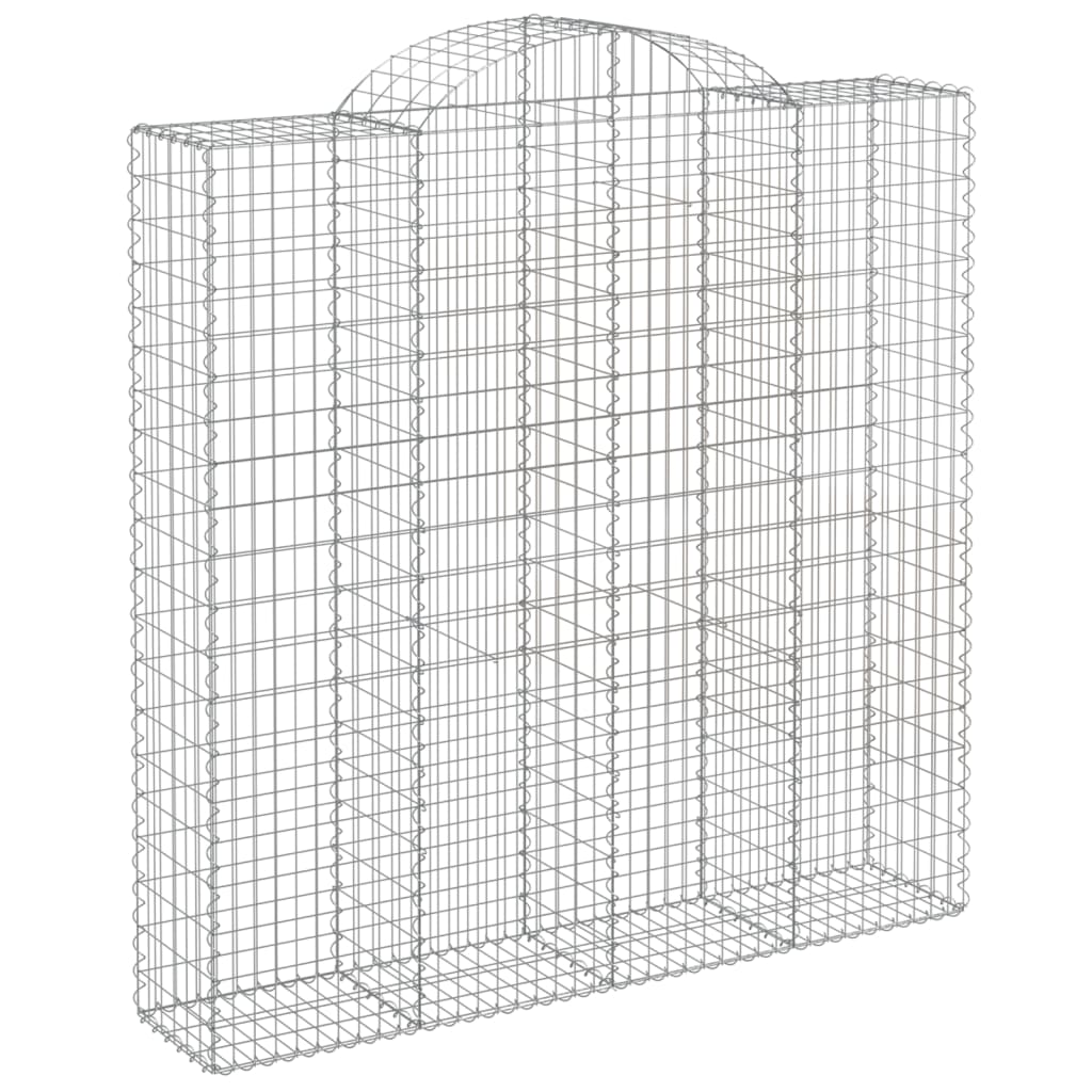 Coșuri gabion arcuite, 13 buc 200x50x200/220cm, fier galvanizat GartenMobel Dekor