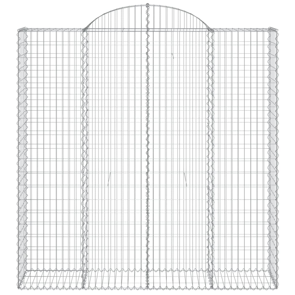Coșuri gabion arcuite, 13 buc 200x50x200/220cm, fier galvanizat GartenMobel Dekor