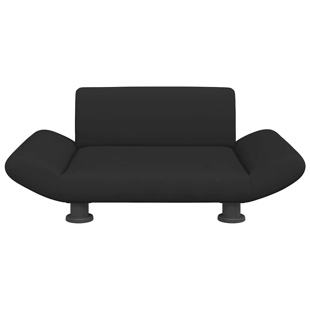 Pat de câini, negru, 70x45x28 cm, material textil GartenMobel Dekor