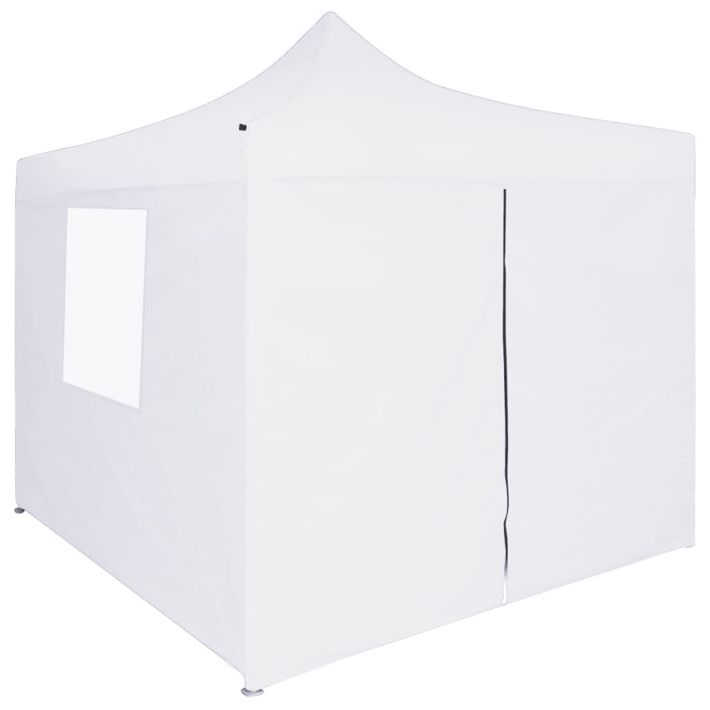 Cort de petrecere pliabil cu 4 pereți, alb, 3 x 3 m, oțel GartenMobel Dekor