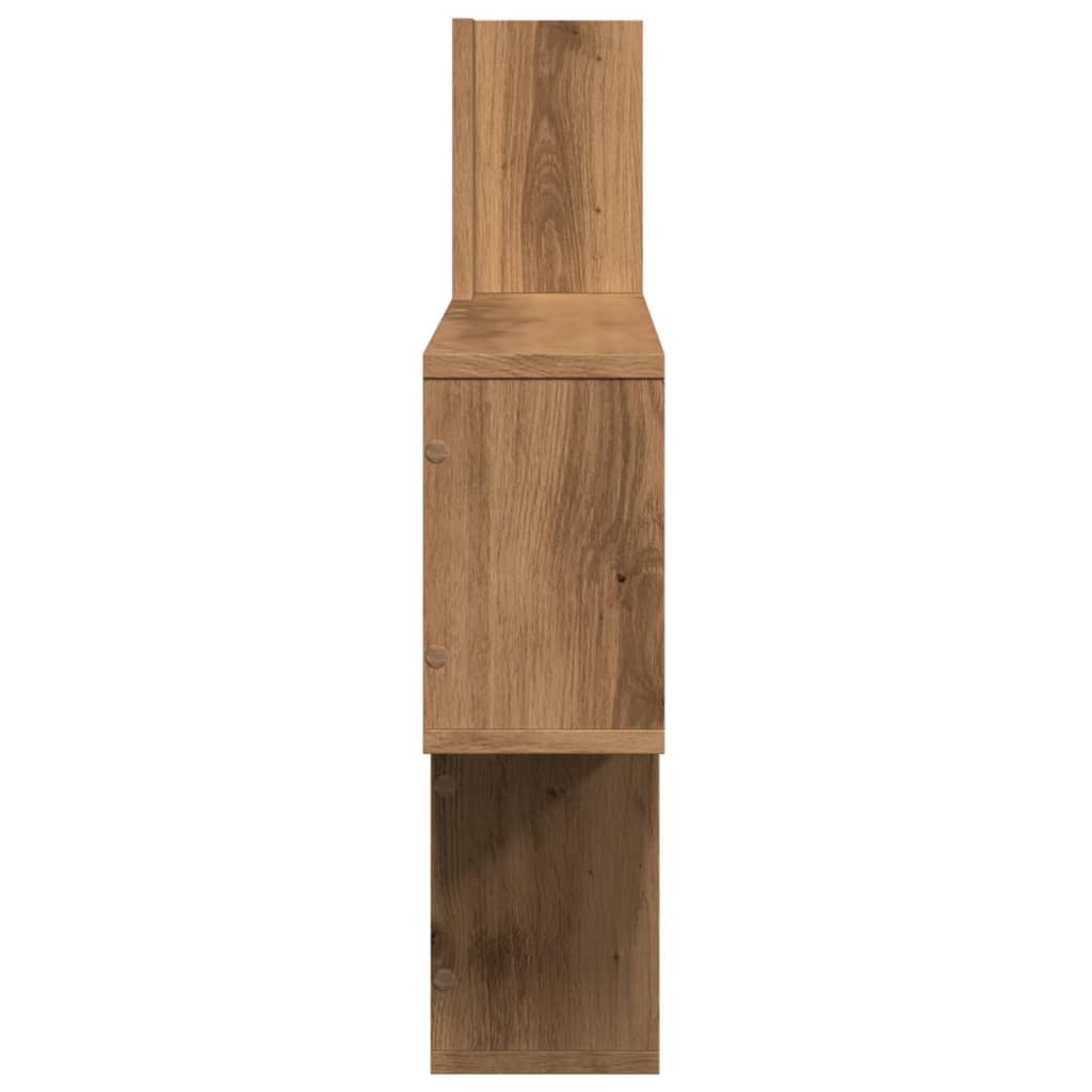 Raft de perete, lemn artizanal, 100x15x70 cm, lemn prelucrat GartenMobel Dekor