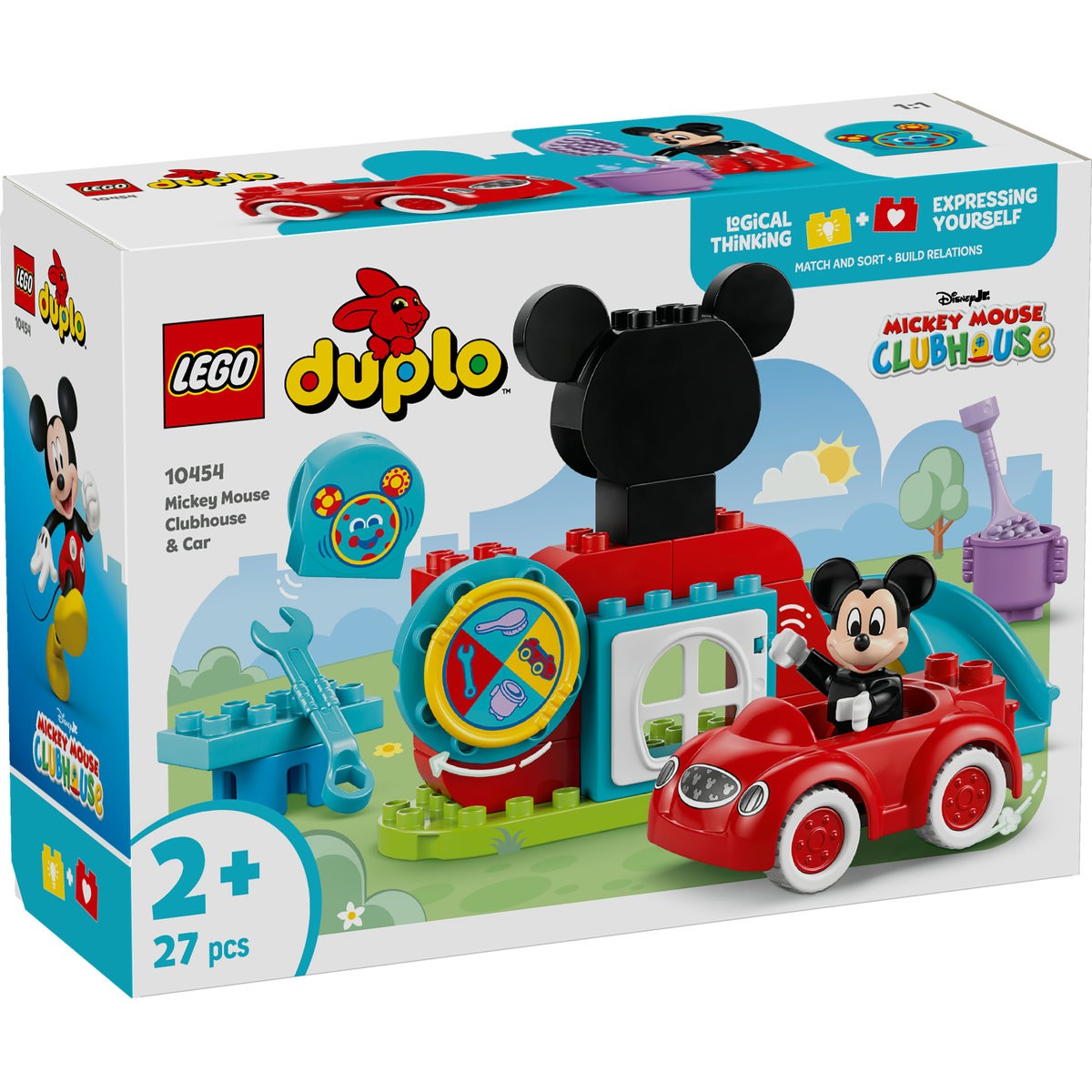 LEGO DUPLO CLUBUL SI MASINA LUI MICKEY MOUSE 10454 SuperHeroes ToysZone