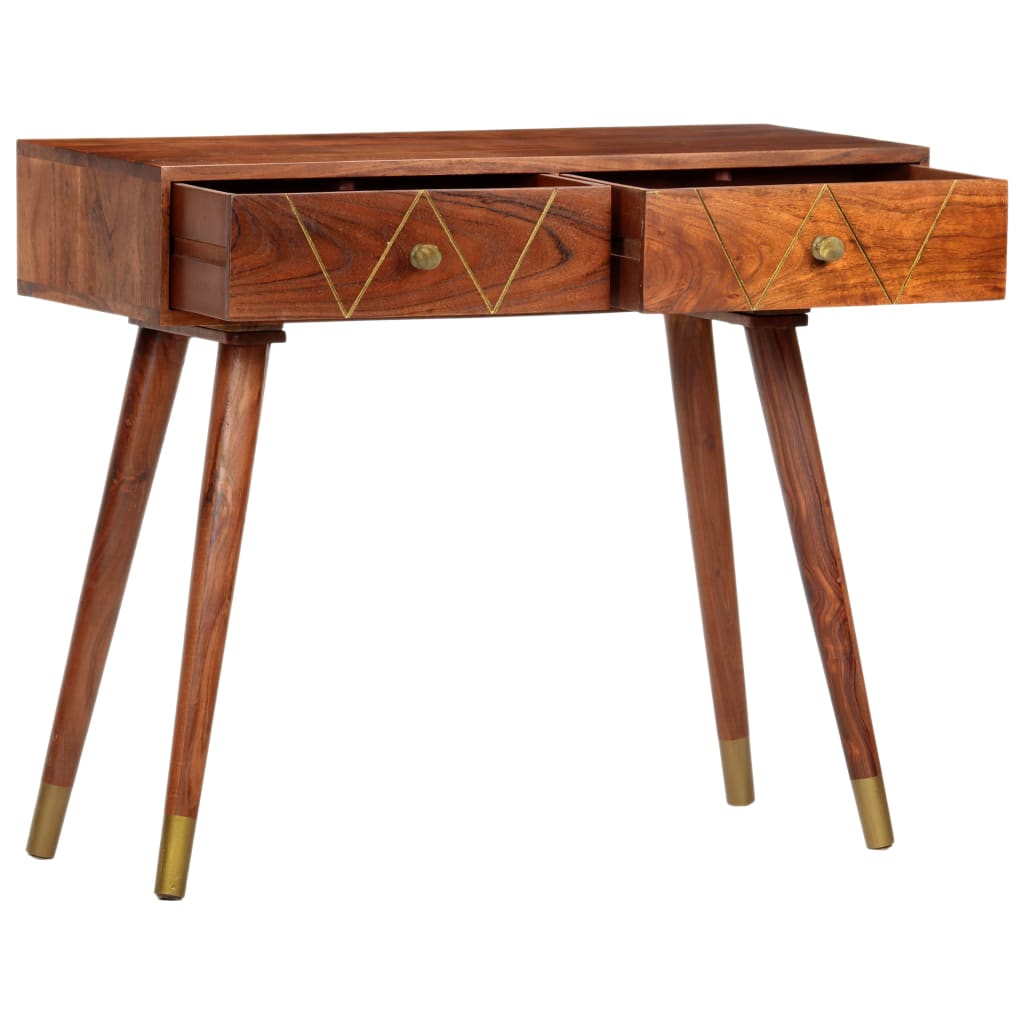 Masă consolă, 90 x 35 x 76 cm, lemn masiv de acacia GartenMobel Dekor
