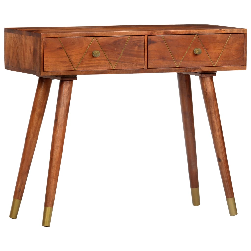 Masă consolă, 90 x 35 x 76 cm, lemn masiv de acacia GartenMobel Dekor