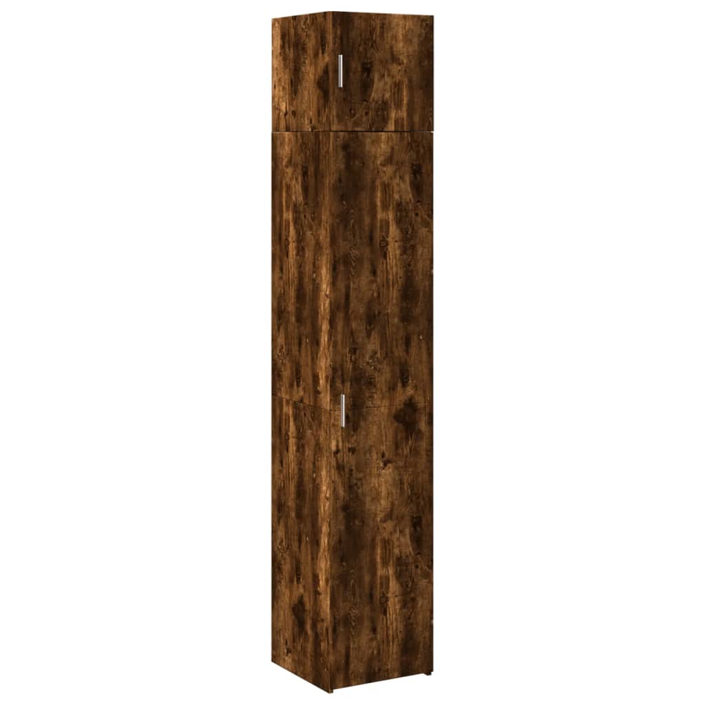 Dulap de depozitare slim, stejar fumuriu, 40x42,5x225 cm, lemn GartenMobel Dekor