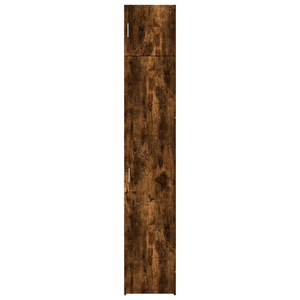 Dulap de depozitare slim, stejar fumuriu, 40x42,5x225 cm, lemn GartenMobel Dekor