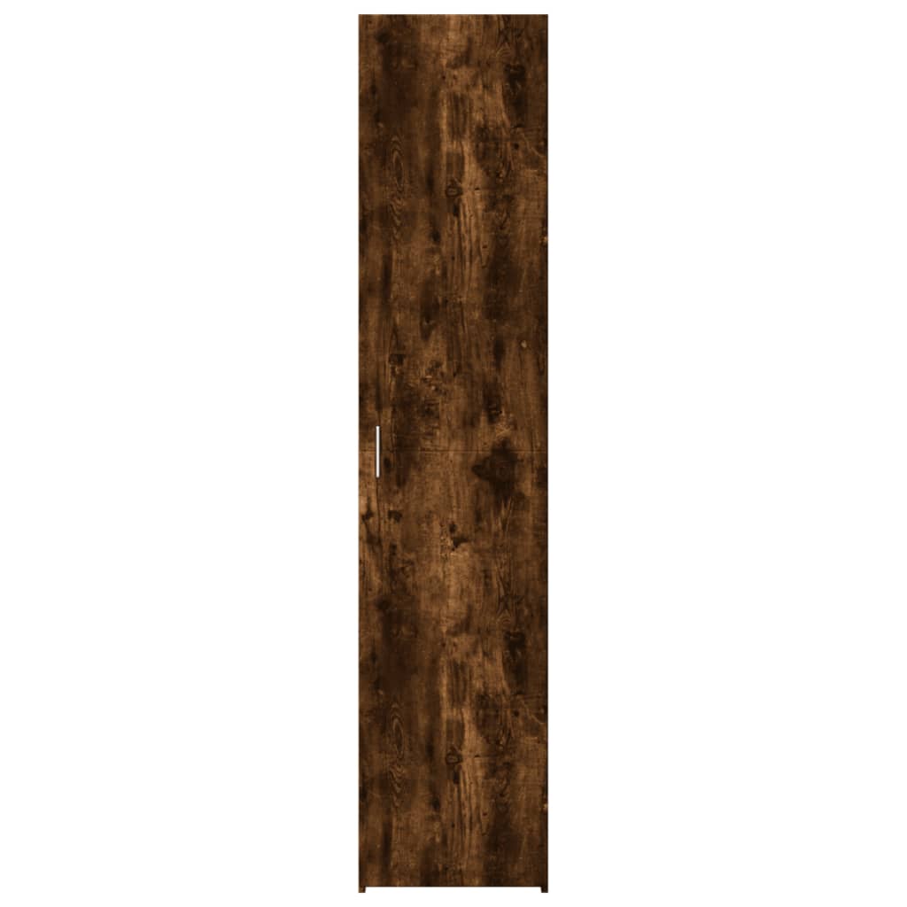 Dulap înalt, stejar fumuriu, 40x42,5x185 cm, lemn prelucrat GartenMobel Dekor