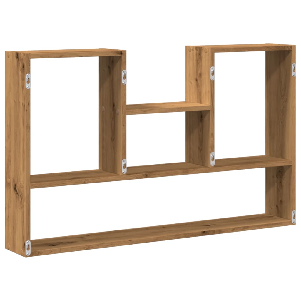 Raft de perete, lemn artizanal, 99x15x60 cm, lemn prelucrat GartenMobel Dekor