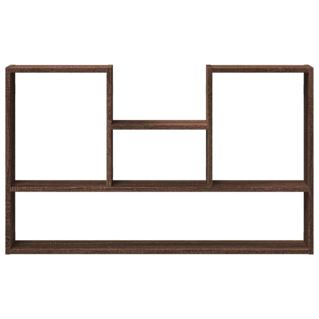 Raft de perete, stejar maro, 99x15x60 cm, lemn prelucrat GartenMobel Dekor