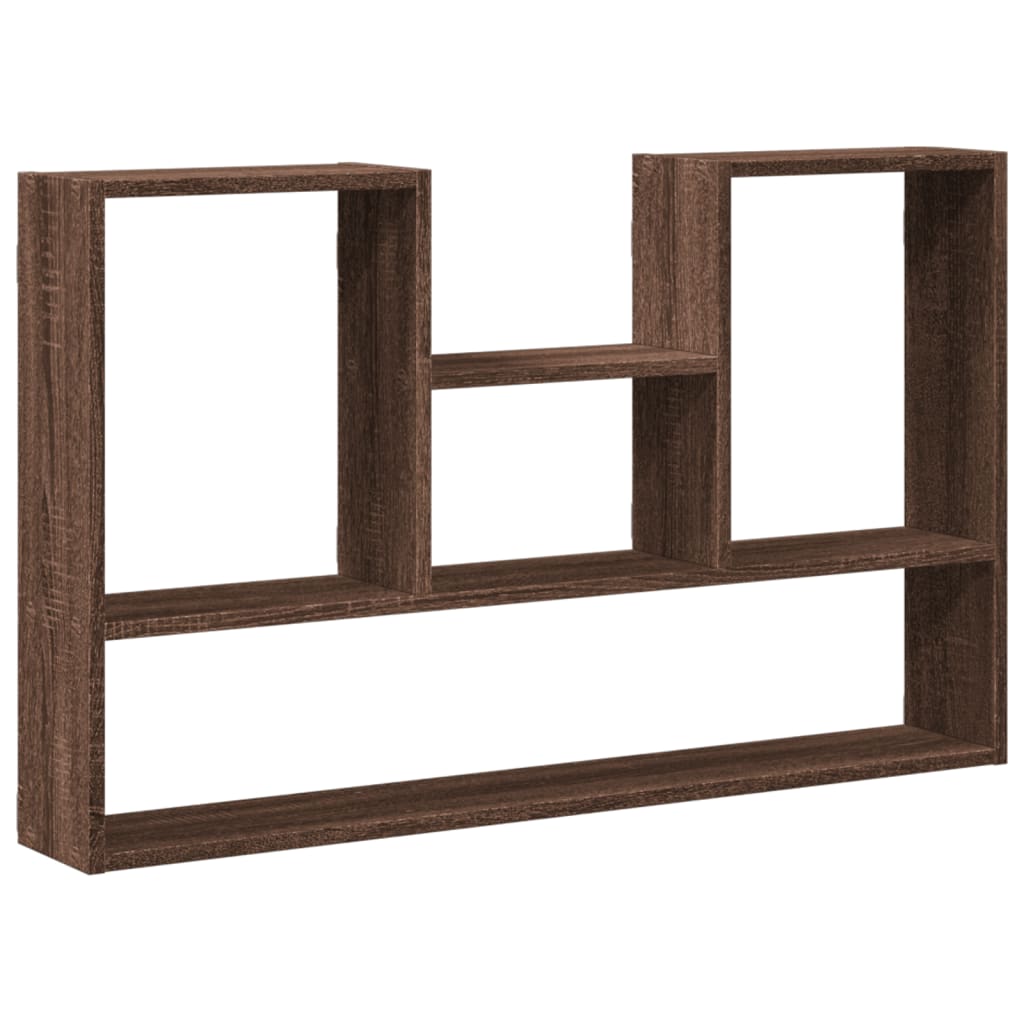 Raft de perete, stejar maro, 99x15x60 cm, lemn prelucrat GartenMobel Dekor