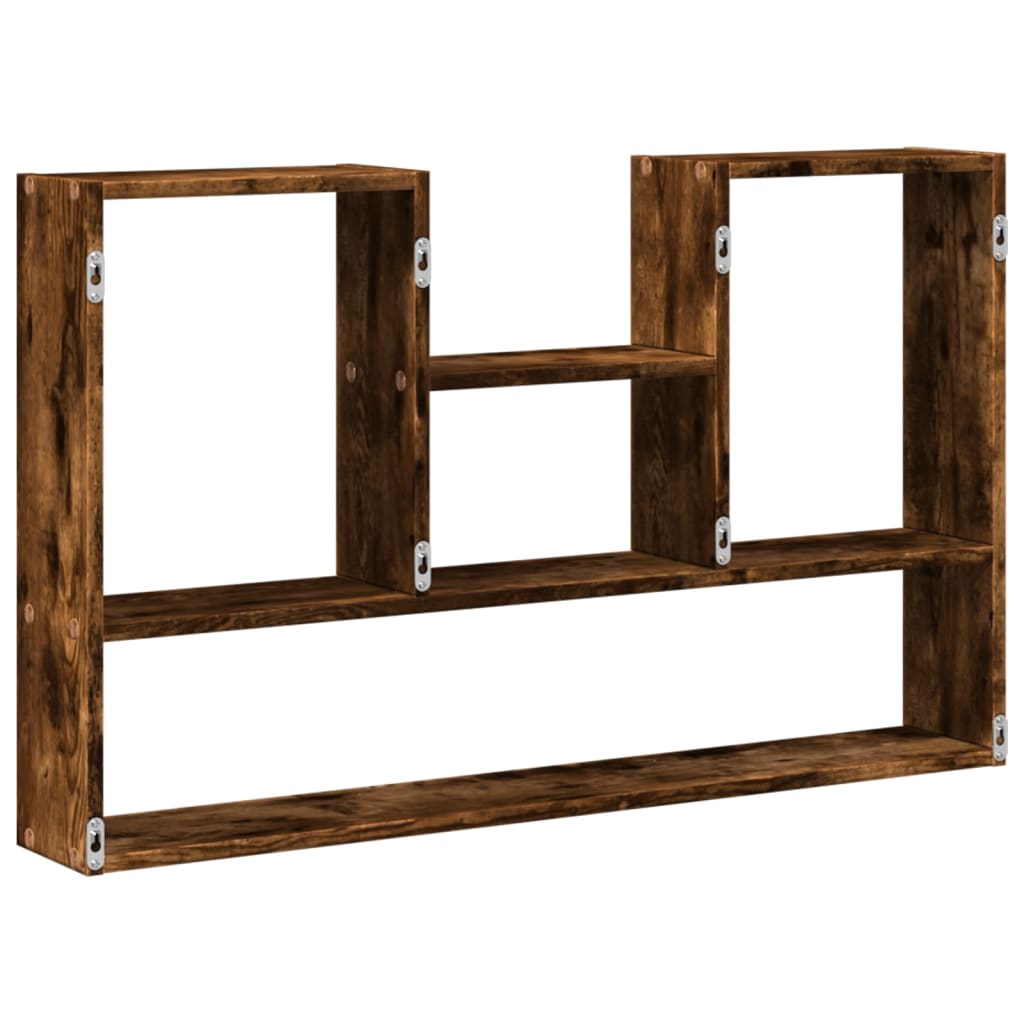 Raft de perete, stejar fumuriu, 99x15x60 cm, lemn prelucrat GartenMobel Dekor