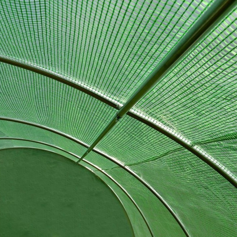 Solar Gradina 10 mp tip Sera pentru Legume, Dimensiuni 4x2.5x2 m, Folie Verde 140g/mp, Filtru UV4