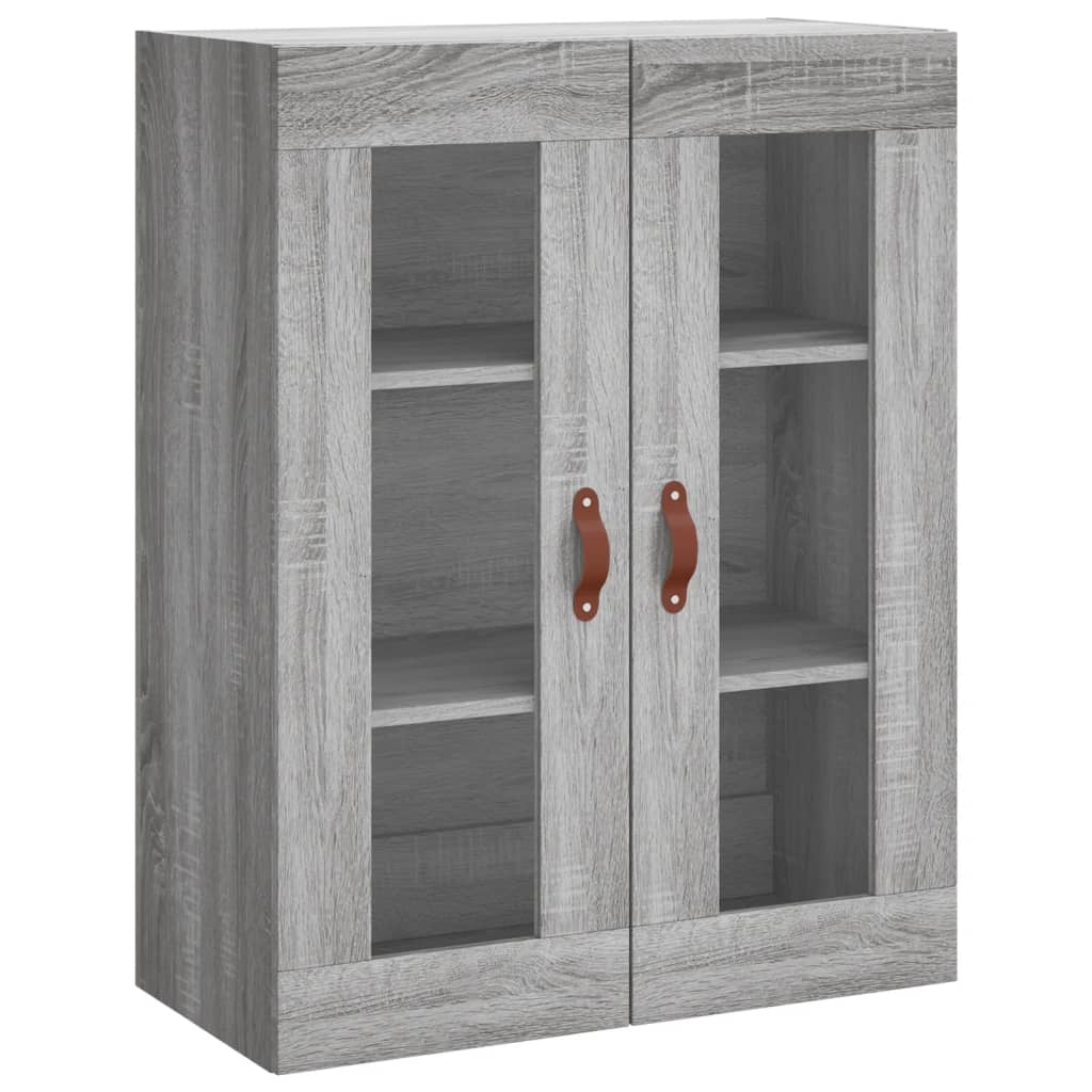 Dulap înalt, gri sonoma, 69,5x34x180 cm, lemn compozit GartenMobel Dekor
