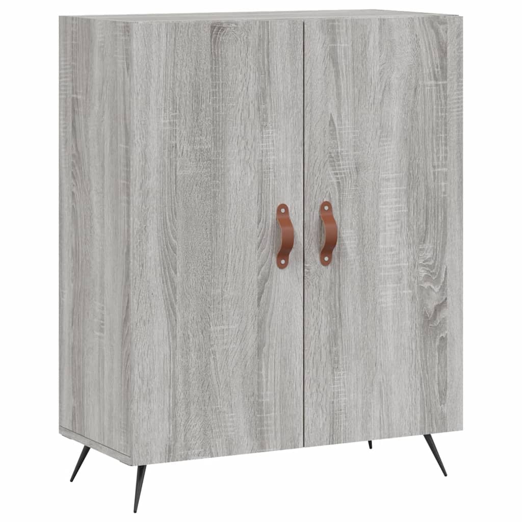 Dulap înalt, gri sonoma, 69,5x34x180 cm, lemn compozit GartenMobel Dekor
