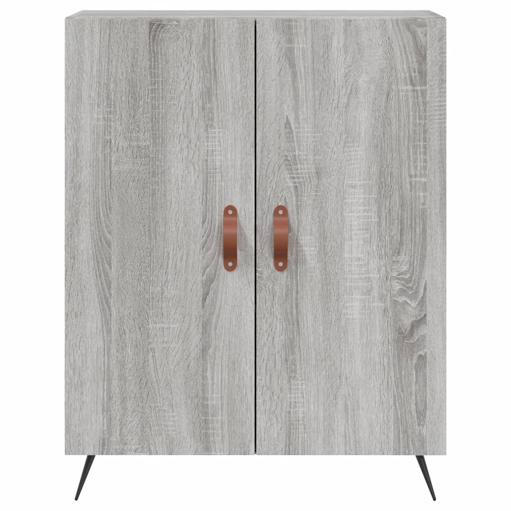 Dulap înalt, gri sonoma, 69,5x34x180 cm, lemn compozit GartenMobel Dekor