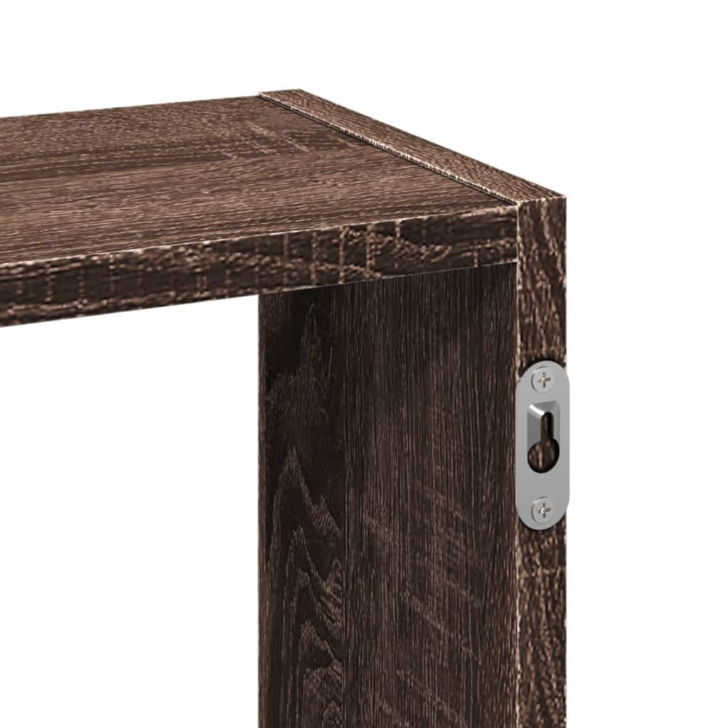 Raft de perete, stejar maro, 159x18x66 cm, lemn compozit GartenMobel Dekor