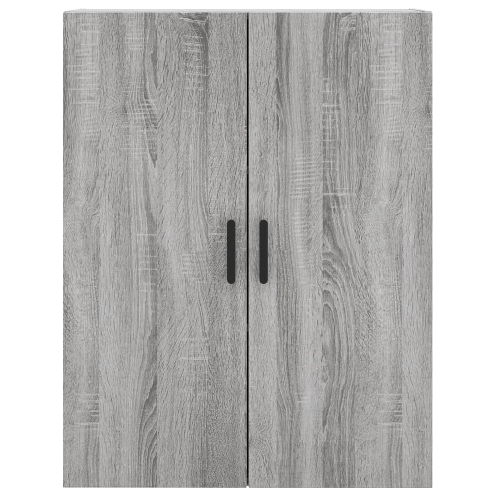 Dulap înalt, gri sonoma, 69,5x34x180 cm, lemn compozit GartenMobel Dekor