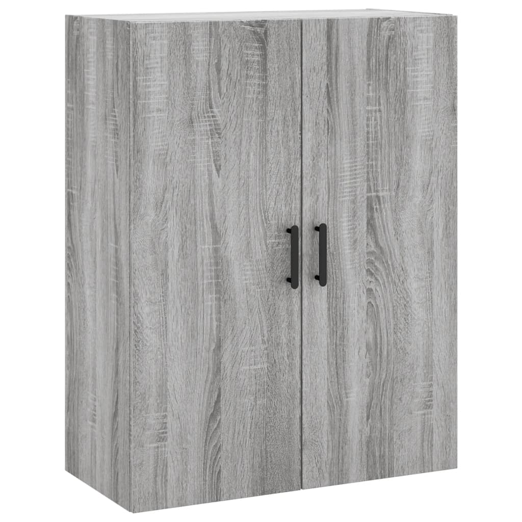 Dulap înalt, gri sonoma, 69,5x34x180 cm, lemn compozit GartenMobel Dekor