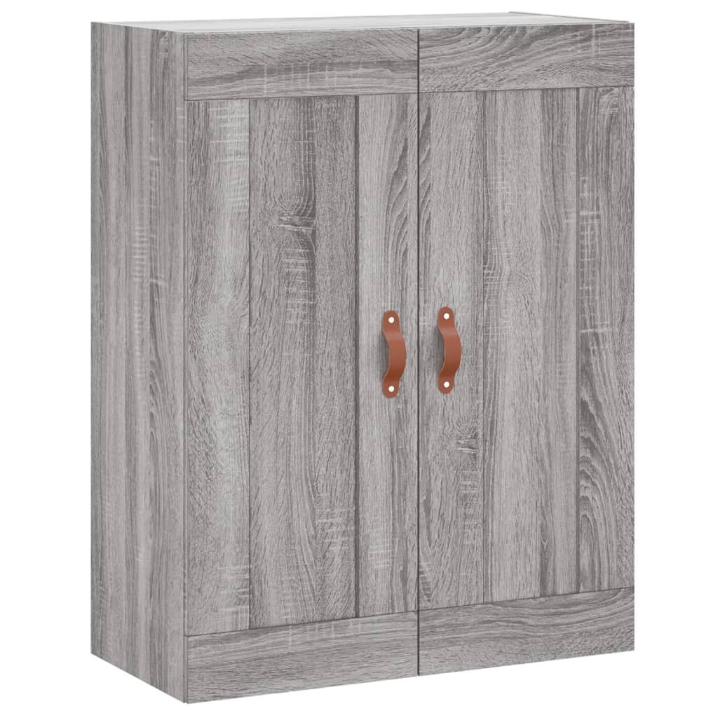 Dulap înalt, gri sonoma, 69,5x34x180 cm, lemn compozit GartenMobel Dekor