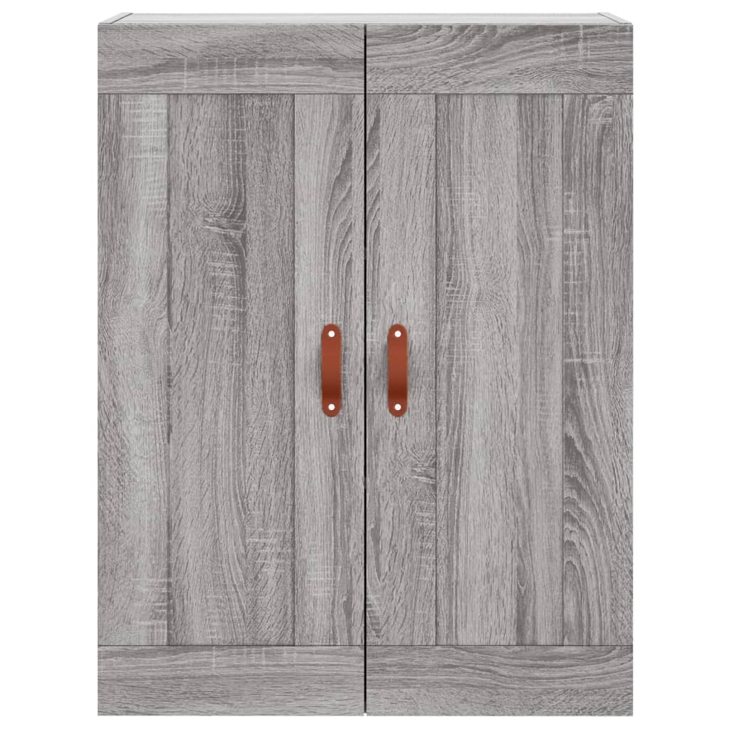 Dulap înalt, gri sonoma, 69,5x34x180 cm, lemn compozit GartenMobel Dekor