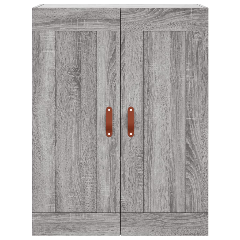 Dulap înalt, gri sonoma, 69,5x34x180 cm, lemn compozit GartenMobel Dekor