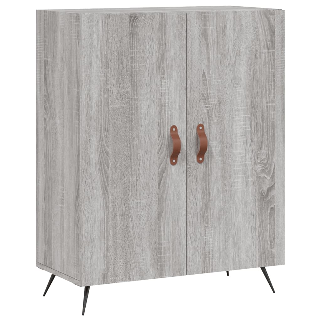 Dulap înalt, gri sonoma, 69,5x34x180 cm, lemn compozit GartenMobel Dekor