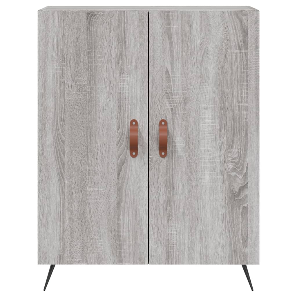 Dulap înalt, gri sonoma, 69,5x34x180 cm, lemn compozit GartenMobel Dekor