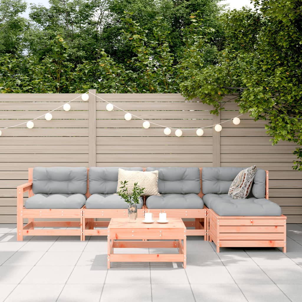 Set canapele grădină, 6 piese, lemn masiv brad douglas GartenMobel Dekor