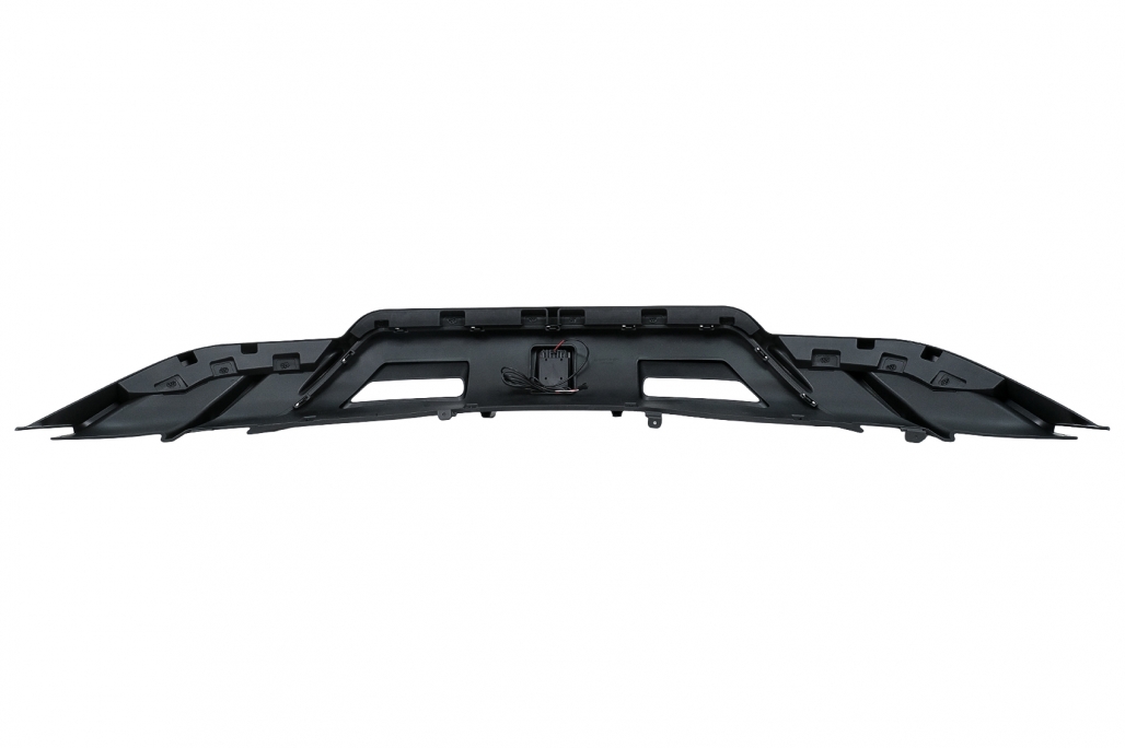 Pachet Exterior Complet de Extensii Tesla Model 3 (2017-2022) Prelungire Bara Fata cu Difuzor de aer si Eleron Negru Lucios Performance AutoTuning