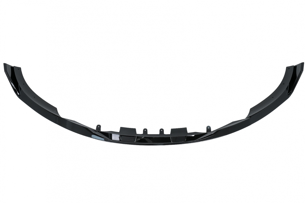 Pachet Exterior Complet de Extensii Tesla Model 3 (2017-2022) Prelungire Bara Fata cu Difuzor de aer si Eleron Negru Lucios Performance AutoTuning