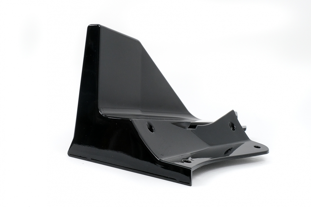 Pachet Exterior Complet de Extensii Tesla Model 3 (2017-2022) Prelungire Bara Fata cu Difuzor de aer si Eleron Negru Lucios Performance AutoTuning