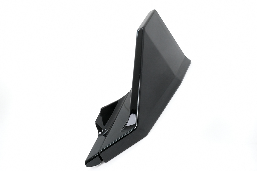 Pachet Exterior Complet de Extensii Tesla Model 3 (2017-2022) Prelungire Bara Fata cu Difuzor de aer si Eleron Negru Lucios Performance AutoTuning