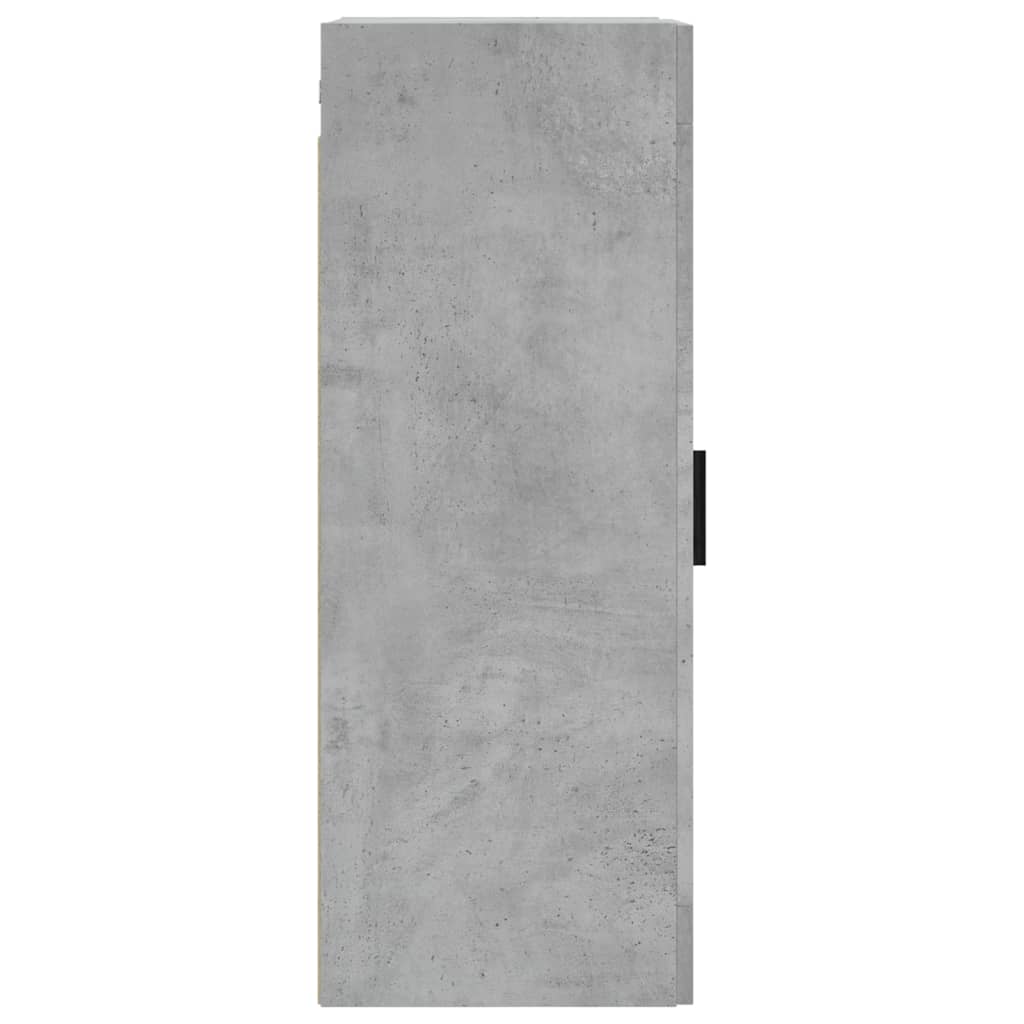 Dulap montat pe perete, gri beton, 34,5x34x90 cm GartenMobel Dekor