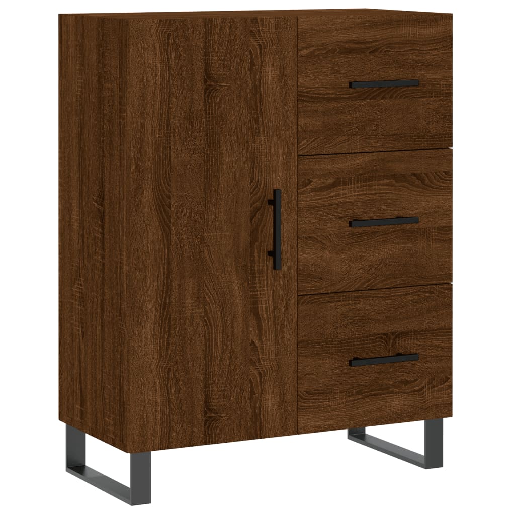 Servantă, stejar maro, 69,5x34x90 cm, lemn prelucrat GartenMobel Dekor