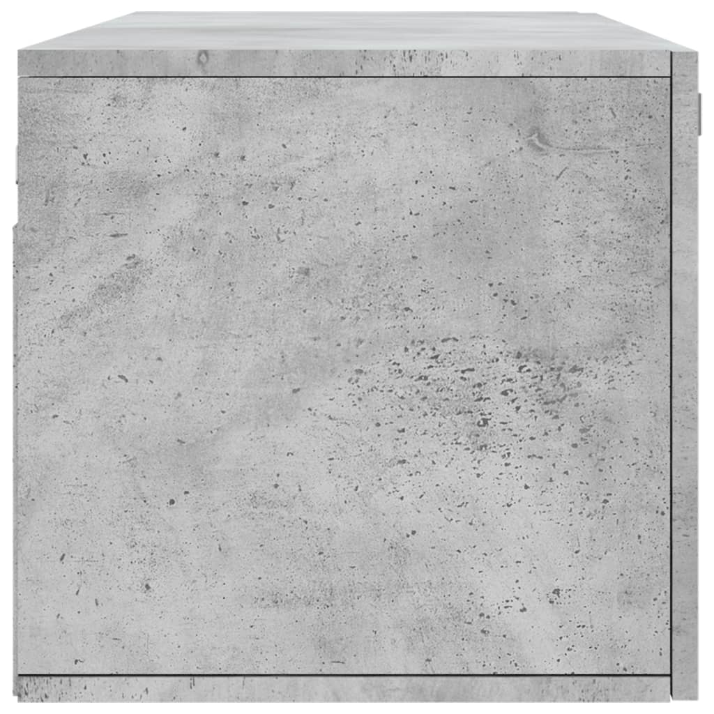 Dulap de perete, gri beton, 100x36,5x35 cm, lemn prelucrat GartenMobel Dekor