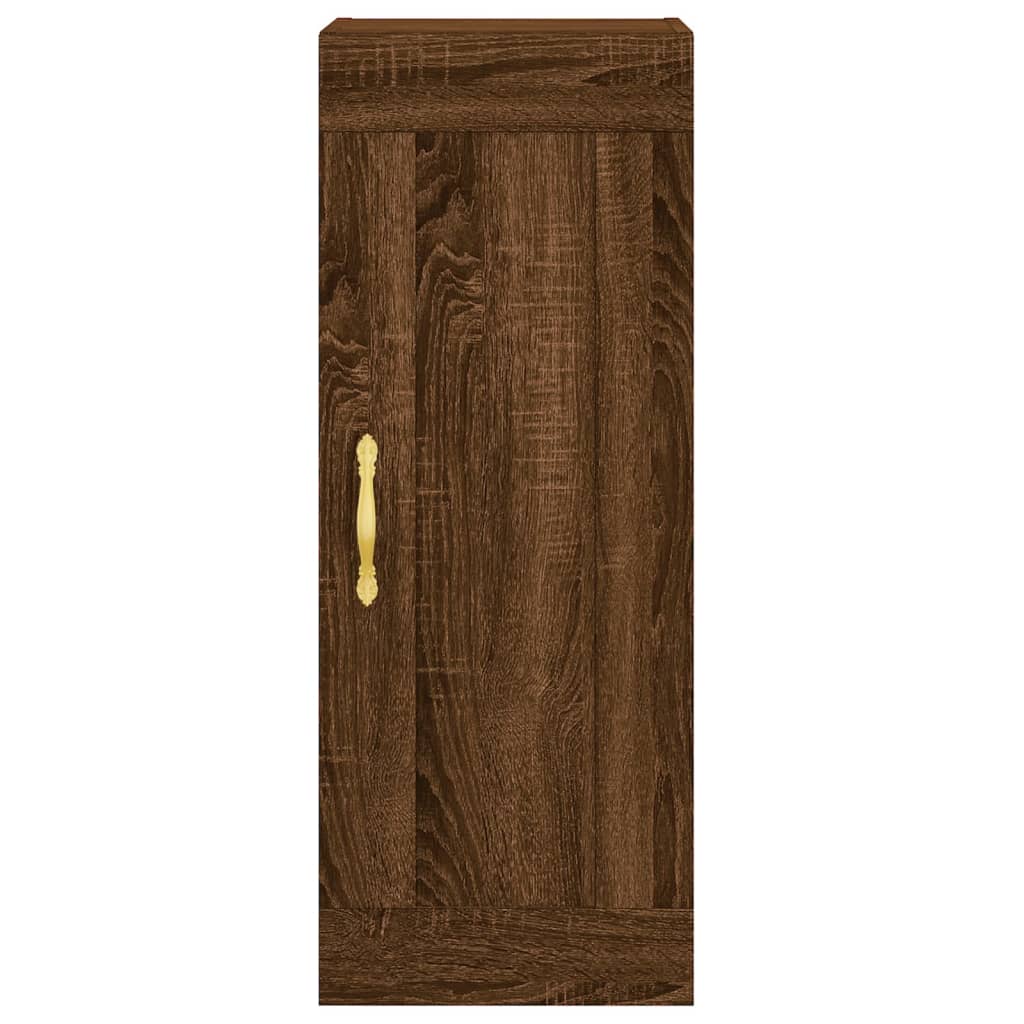 Dulap de perete, maro stejar, 34,5x34x90 cm, lemn prelucrat GartenMobel Dekor