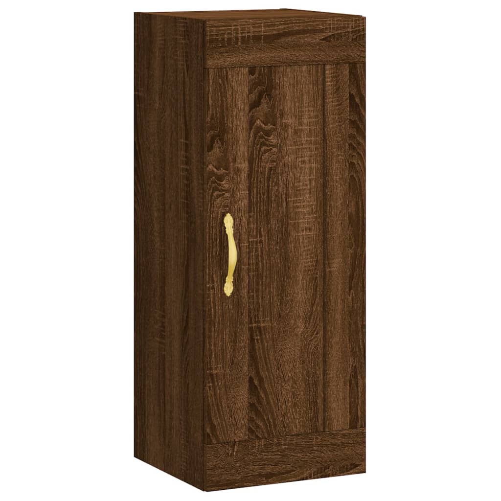 Dulap de perete, maro stejar, 34,5x34x90 cm, lemn prelucrat GartenMobel Dekor
