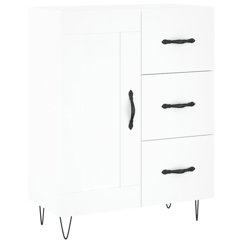 Servantă, alb, 69,5x34x90 cm, lemn compozit GartenMobel Dekor
