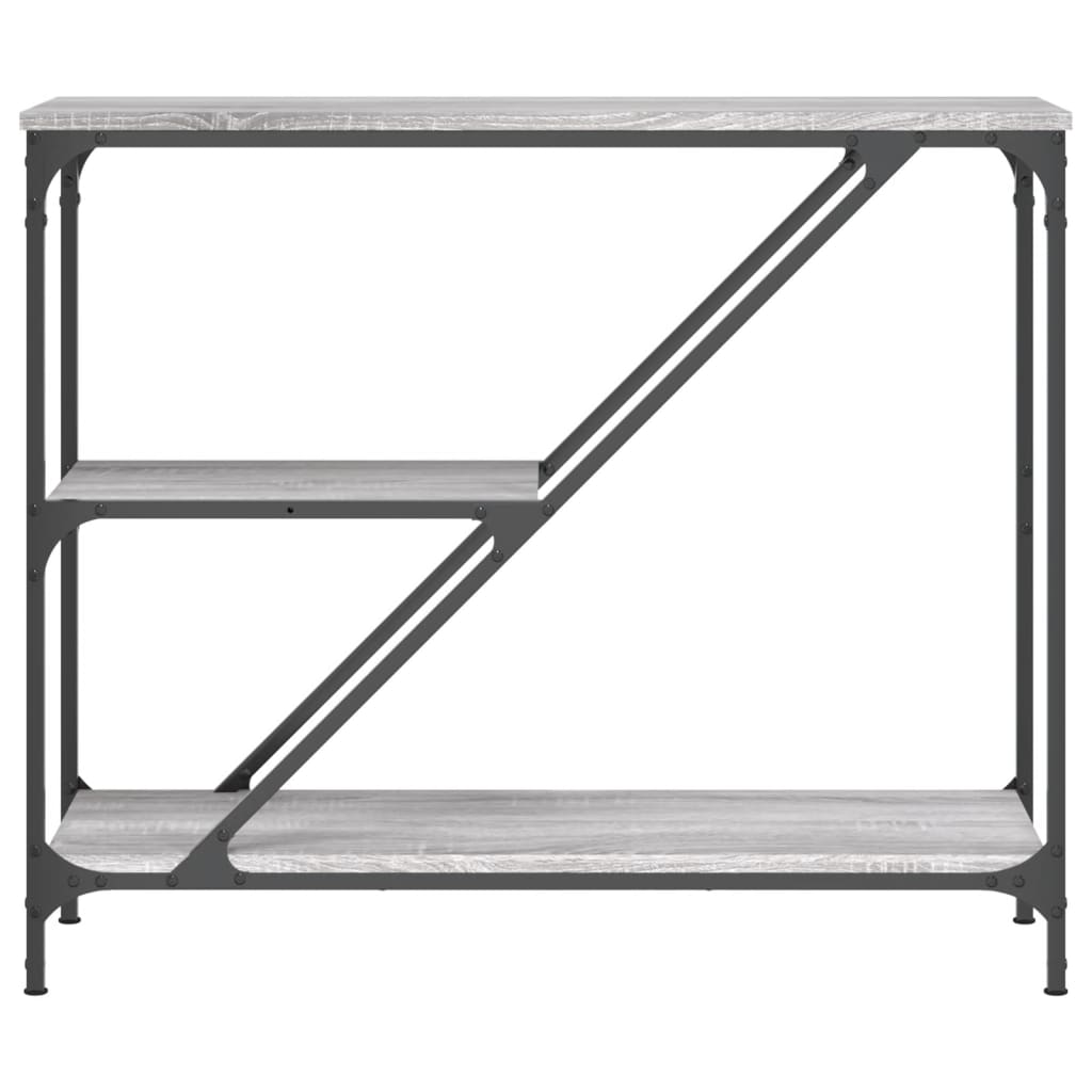 Măsuță consolă, gri sonoma, 88,5x30x75 cm, lemn prelucrat GartenMobel Dekor