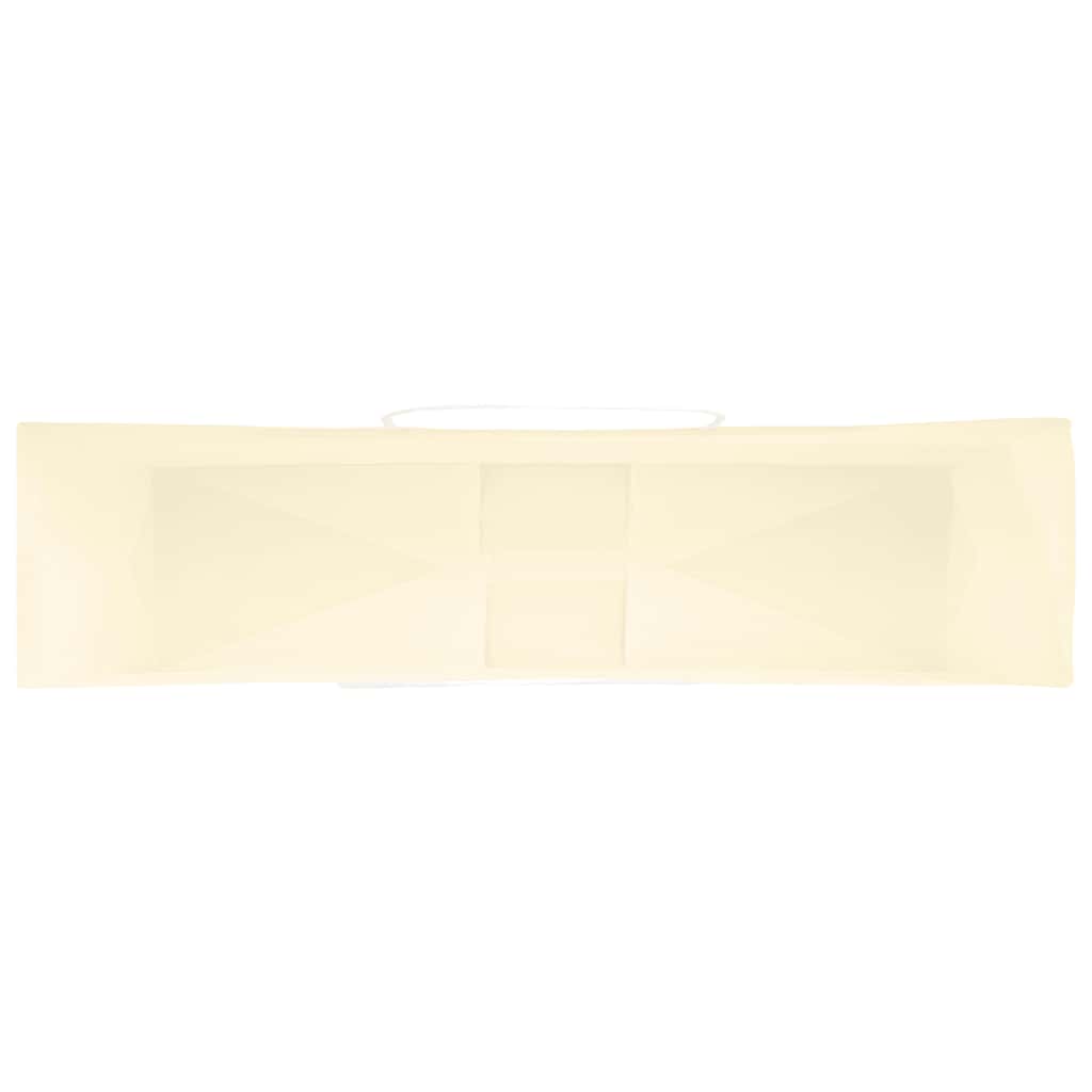 Pungi de hârtie 50 buc cu mânere galbene 54x15x49 cm GartenMobel Dekor