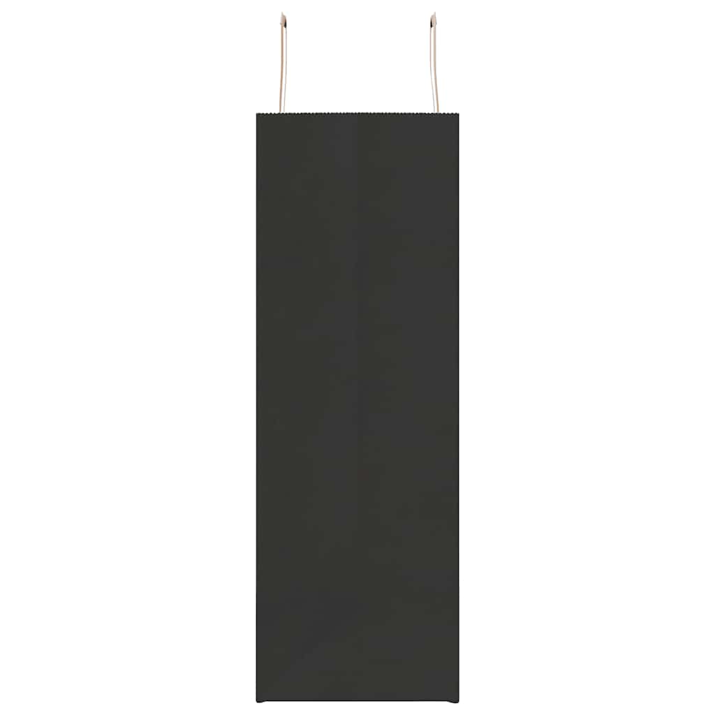 Pungi de hârtie 250 buc cu mânere negre 45x17x48 cm GartenMobel Dekor