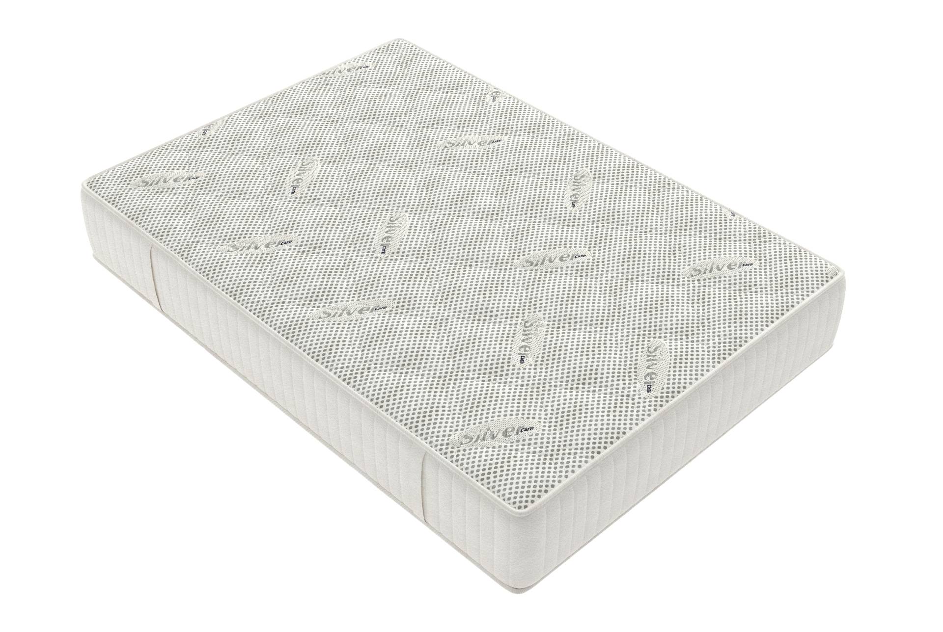 Saltea cu memorie si arcuri Silver Evolution Pocket Spring, Horeca, 120x200, inaltime 30 cm, husa cu ioni de argint, fermitate ridicata Relax KipRoom