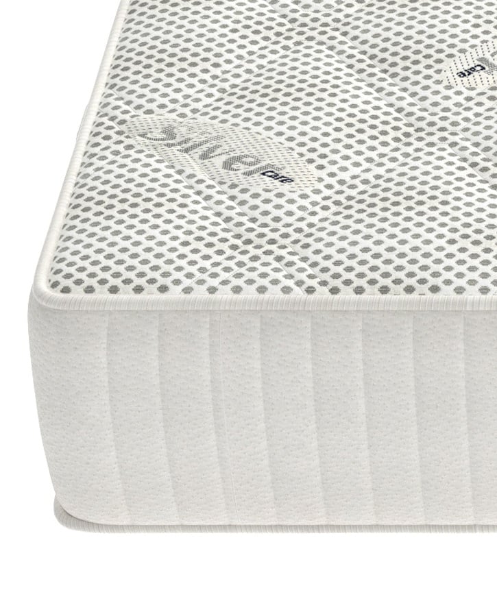 Saltea cu memorie si arcuri Silver Evolution Pocket Spring, Horeca, 200x200, inaltime 30 cm, husa cu ioni de argint, fermitate ridicata Relax KipRoom