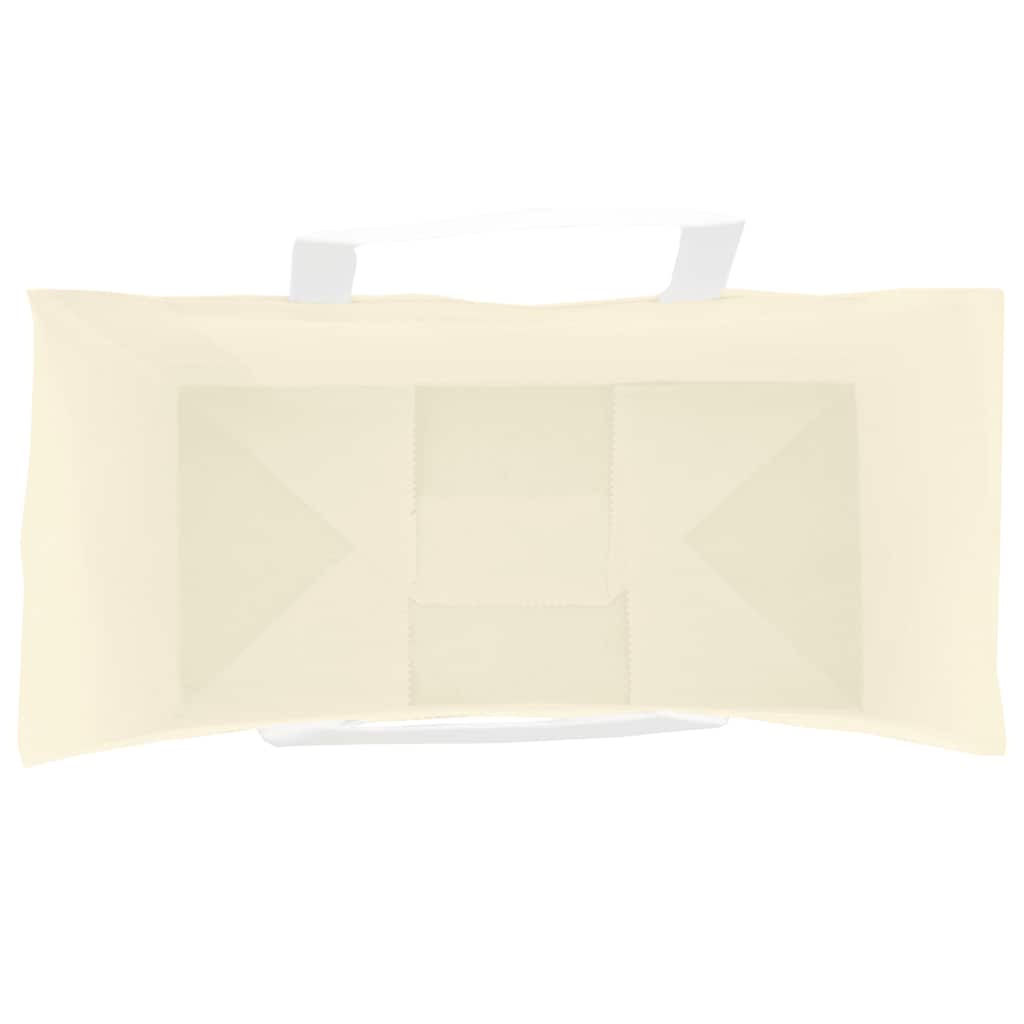 Pungi de hârtie 50 buc cu mânere galbene 18x8x22 cm GartenMobel Dekor