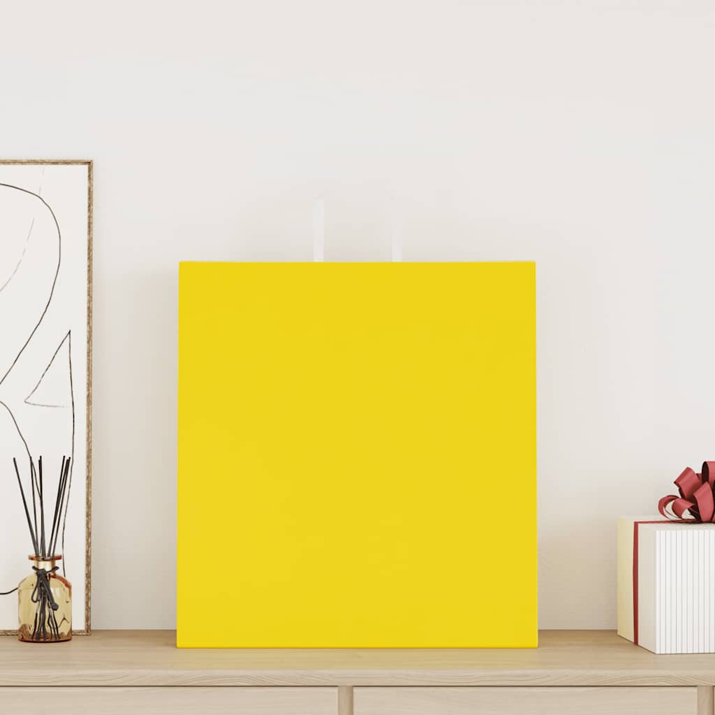 Pungi de hârtie 50 buc cu mânere galbene 45x17x48 cm GartenMobel Dekor