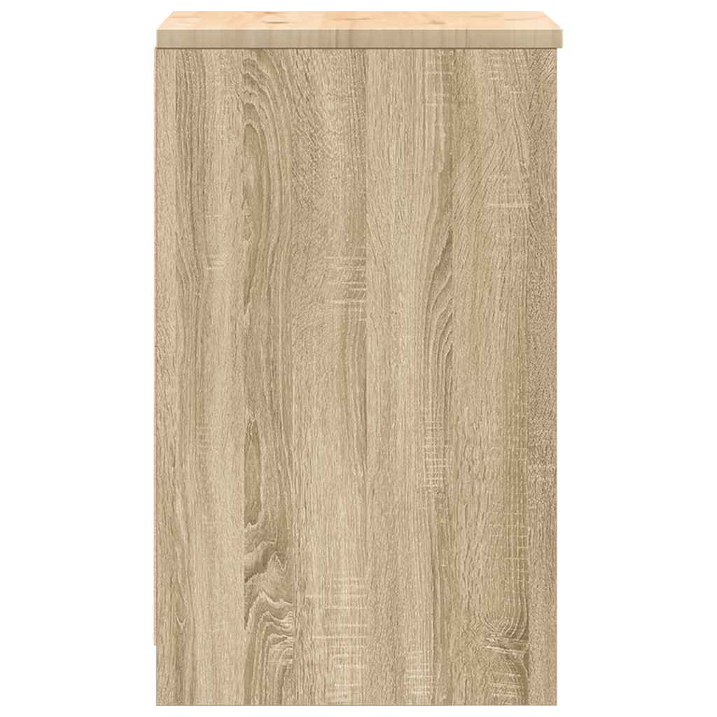 Dulap depozitare garaj Stejar Sonoma 40x51x85 cm lemn masiv pin GartenMobel Dekor